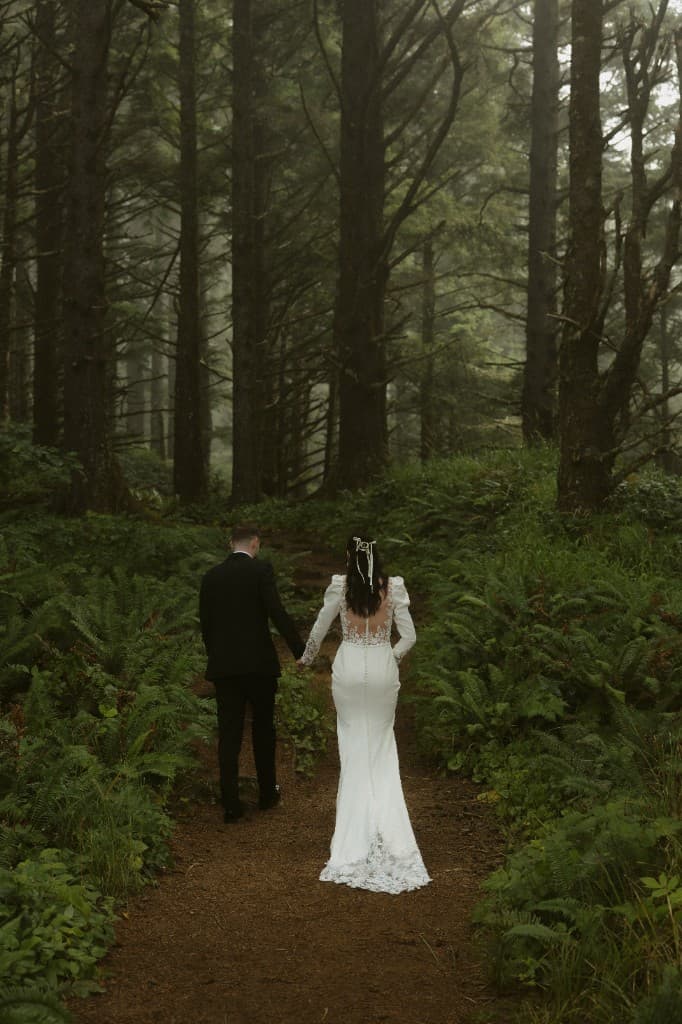 Drew and Brandi by the ocean